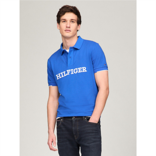 TOMMY HILFIGER Regular Fit Embroidered Monotype Polo