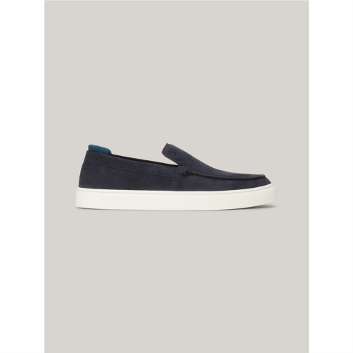 TOMMY HILFIGER TH Logo Suede Loafer Sneaker