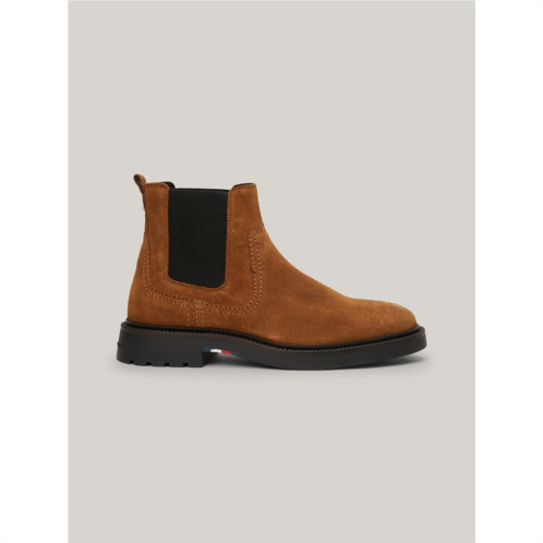 TOMMY HILFIGER Tommy Flag Suede Chelsea Boot