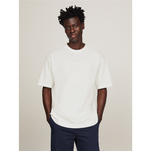 TOMMY HILFIGER Archive Logo Textured Pique T-Shirt