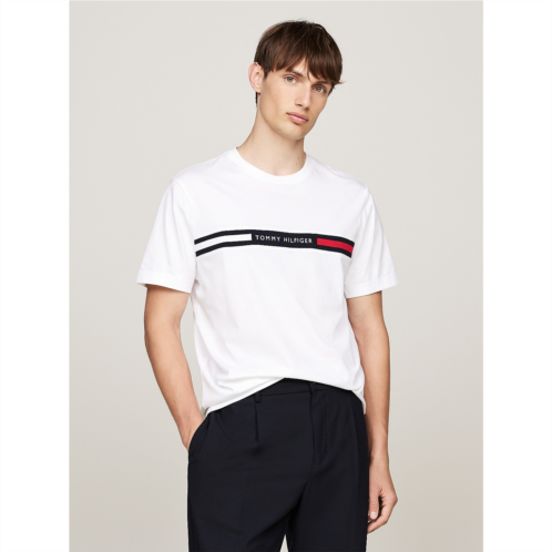 TOMMY HILFIGER Tommy Ribbed Inset Logo T-Shirt