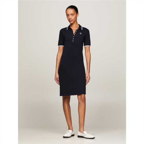 TOMMY HILFIGER Slim Fit Tipped Polo Dress