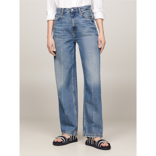 TOMMY HILFIGER Relaxed Straight Fit High Rise Jean