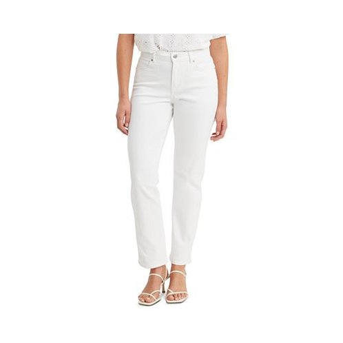 Levis Womens Classic Mid Rise Straight-Leg Jeans