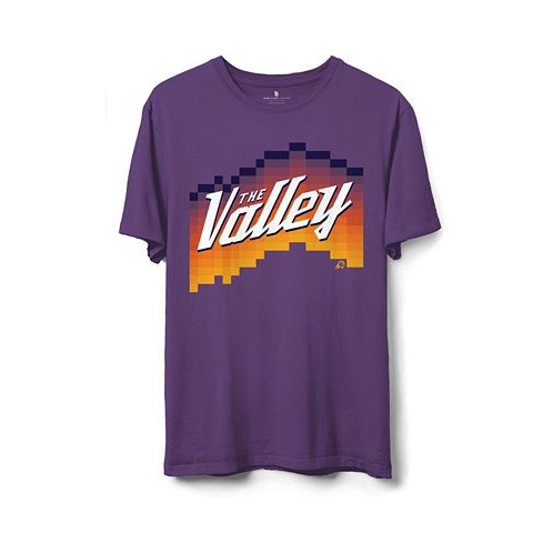 Junk Food Mens Purple Phoenix Suns The Valley Pixel T-shirt