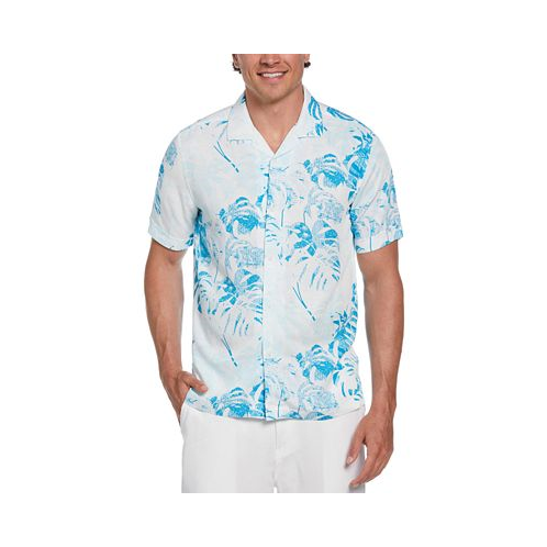 Cubavera Mens Palm-Print Shirt