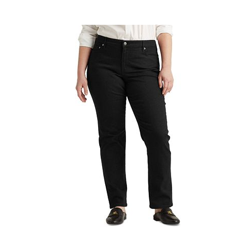 POLO RALPH LAUREN Plus-Size Mid-Rise Straight Jean