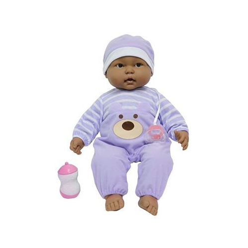 JC TOYS Lots to Cuddle Babies 20 Hispanic Baby Doll Purple Outfit