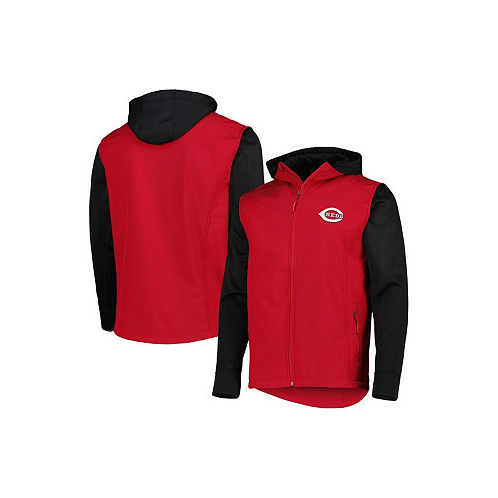 Dunbrooke Mens Red Black Cincinnati Reds Alpha Full-Zip Jacket