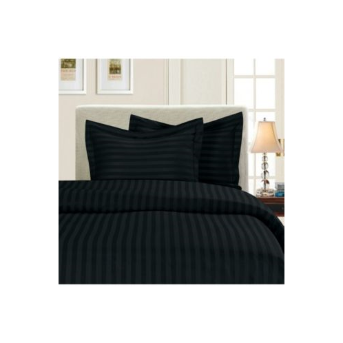 Elegant Comfort Luxurious Stripe Wrinkle-Free 3 Pc Duvet Cover Set Full/Queen