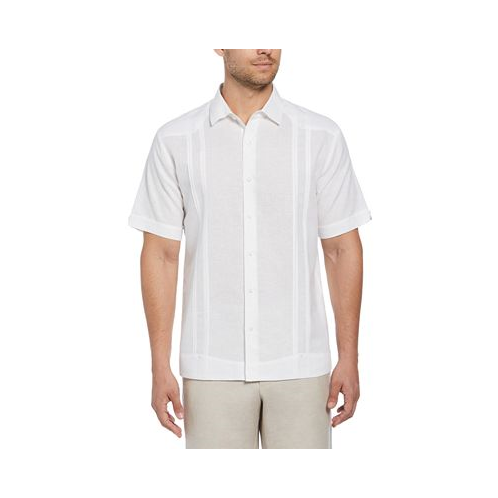 Cubavera Mens Pleated Textured Guayabera Shirt