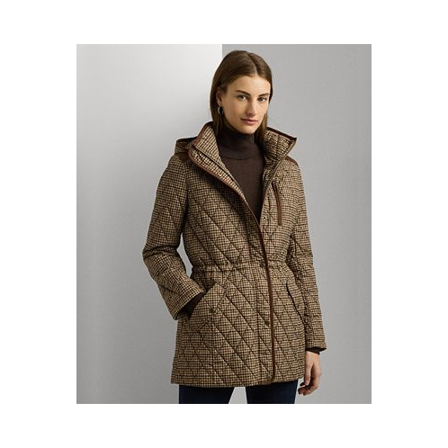 POLO RALPH LAUREN Womens Hooded Quilted Coat