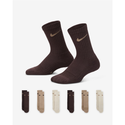 Nike Dri-FIT Performance Basics Little Kids Crew Socks (6 Pairs)
