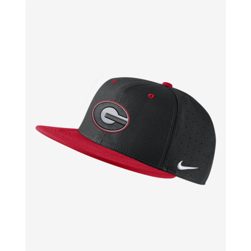 Georgia Nike College Fitted Baseball Hat