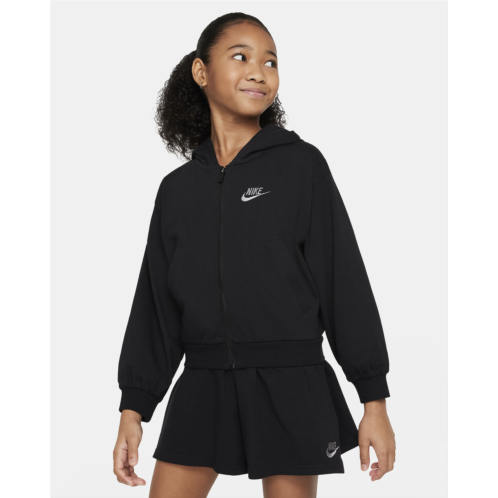 Nike Sportswear Big Kids (Girls) Full-Zip Hoodie