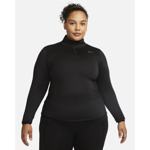 Nike Dri-FIT Swift Element UV Womens 1/4-Zip Running Top (Plus Size)