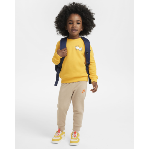 Nike Sportswear Create Your Own Adventure Toddler French Terry Graphic Crew Set