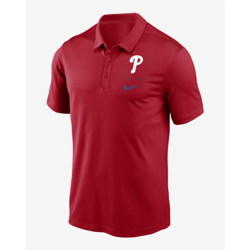 Philadelphia Phillies Franchise Logo Mens Nike Dri-FIT MLB Polo