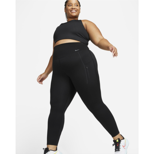 Nike Go Womens Firm-Support High-Waisted Full-Length Leggings with Pockets (Plus Size)