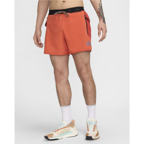 Nike Trail Second Sunrise Mens Dri-FIT 5 Brief-Lined Running Shorts