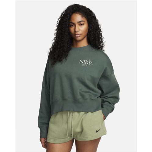 Nike Sportswear Phoenix Fleece Womens Oversized Cropped Crew-Neck Sweatshirt