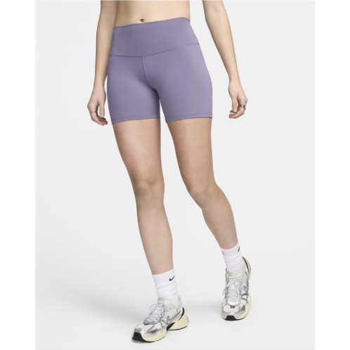 Nike One Womens High-Waisted 5 Biker Shorts