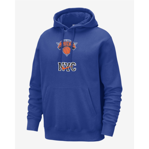 New York Knicks Club Fleece City Edition Mens Nike NBA Pullover Hoodie