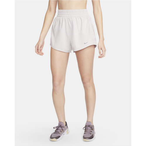 Nike One Womens Dri-FIT High-Waisted 3 Brief-Lined Shorts