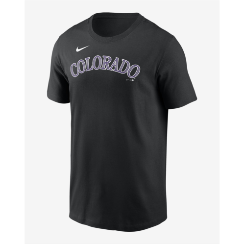 Colorado Rockies Fuse Wordmark Mens Nike MLB T-Shirt