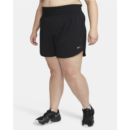 Nike Dri-FIT One Womens Ultra High-Waisted 3 Brief-Lined Shorts (Plus Size)