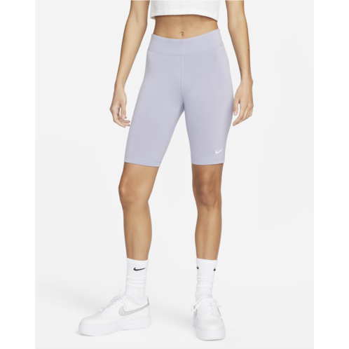 Nike Sportswear Essential Womens Mid-Rise 10 Biker Shorts
