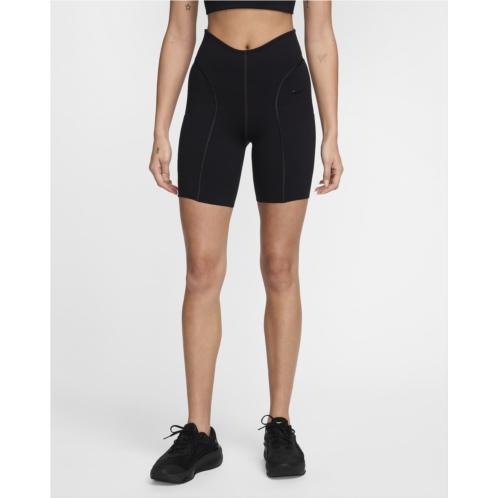 Nike FutureMove Womens Dri-FIT High-Waisted 7 Biker Shorts with Pockets