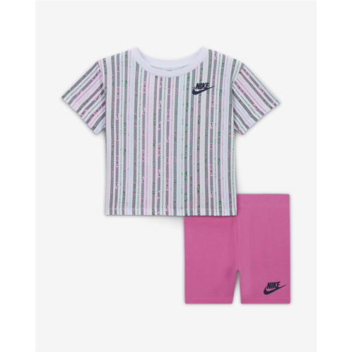 Nike Happy Camper Baby (12-24M) Bike Shorts Set
