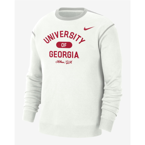 Georgia Mens Nike College Crew-Neck Top