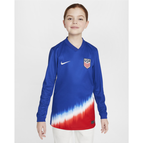 USMNT 2024 Stadium Away Big Kids Nike Dri-FIT Soccer Long-Sleeve Replica Jersey