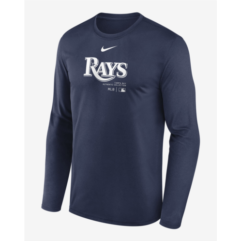 Tampa Bay Rays Authentic Collection Practice Mens Nike Dri-FIT MLB Long-Sleeve T-Shirt