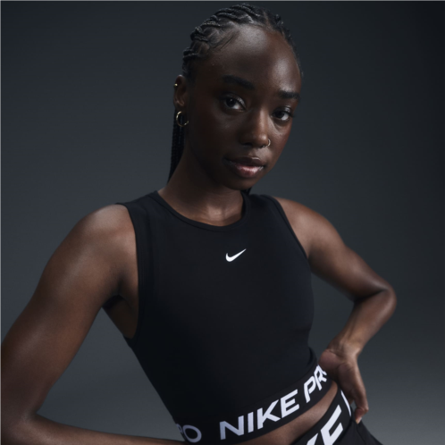 Nike Pro Womens Dri-FIT Cropped Tank Top