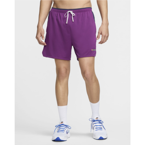Nike Track Club Mens Dri-FIT 5 Brief-Lined Running Shorts