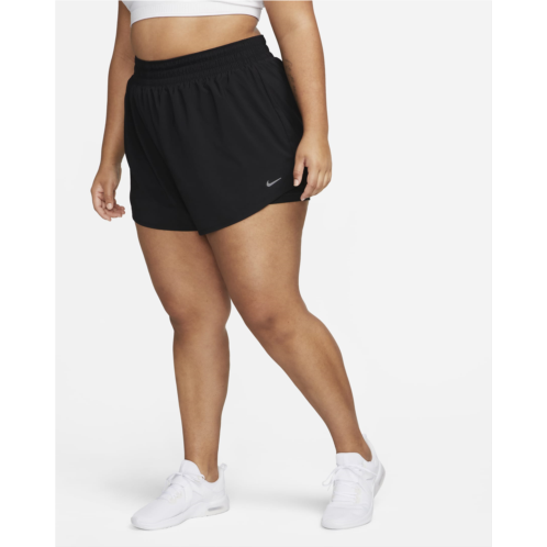 Nike Dri-FIT One Womens High-Waisted 3 2-in-1 Shorts (Plus Size)