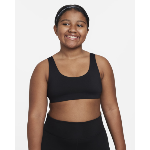 Nike Dri-FIT Alate All U Big Kids (Girls) Sports Bra (Extended Size)