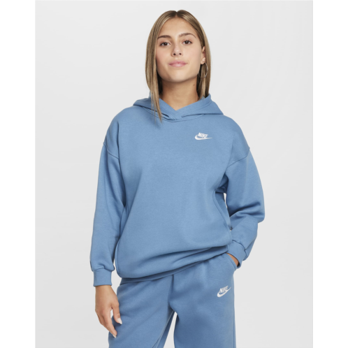 Nike Sportswear Club Fleece Girls Oversized Pullover Hoodie