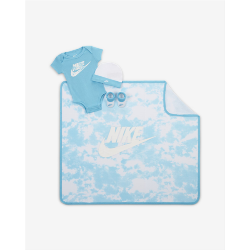 Nike Wash Pack 4-Piece Blanket Box Set Baby Blanket Set