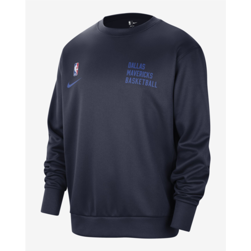 Dallas Mavericks Spotlight Mens Nike Dri-FIT NBA Crew-Neck Sweatshirt