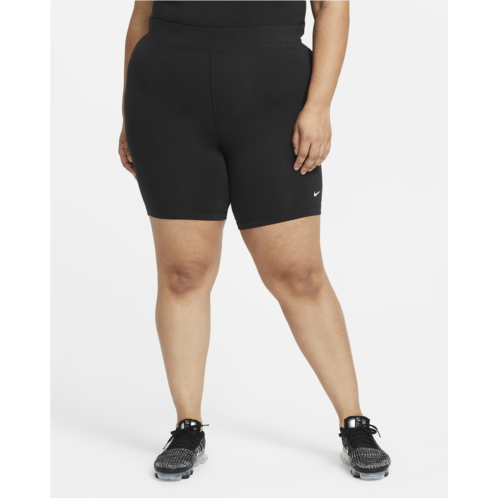 Nike Sportswear Essential Womens Mid-Rise Bike Shorts (Plus Size)