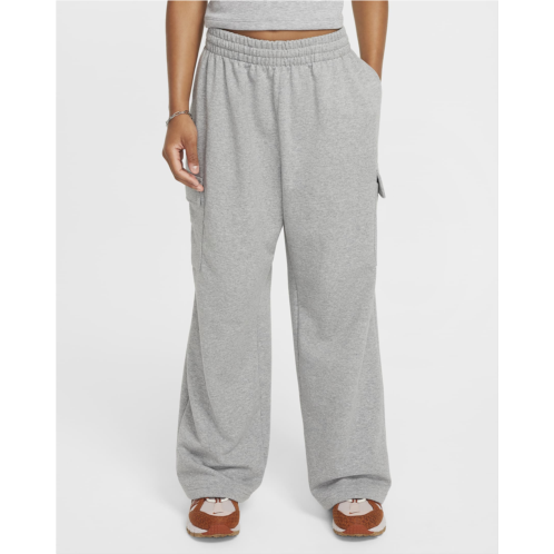 Nike Sportswear Girls Dri-FIT Oversized Fleece Pants