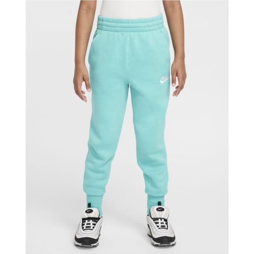 Nike Sportswear Club Fleece Big Kids (Girls) High-Waisted Fitted Pants