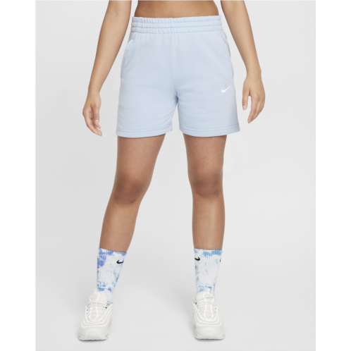 Nike Sportswear Club Fleece Big Kids (Girls) 5 French Terry Shorts