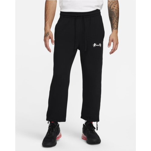 Nike LeBron Mens Open Hem Fleece Pants