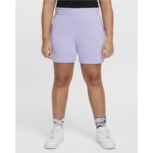 Nike Sportswear Club Fleece Big Kids (Girls) 5 French Terry Shorts (Extended Size)