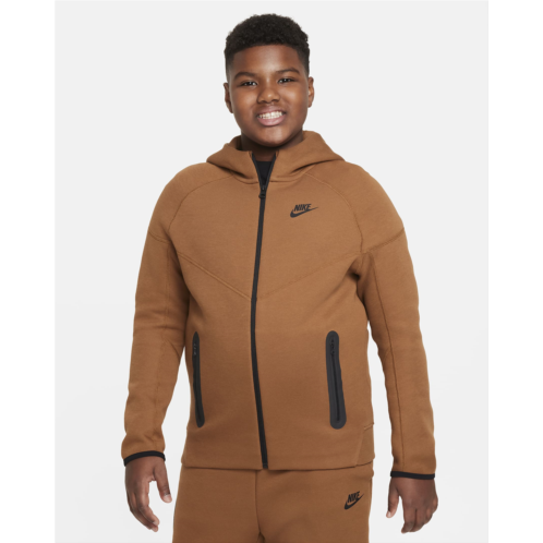 Nike Sportswear Tech Fleece Big Kids (Boys) Full-Zip Hoodie (Extended Size)